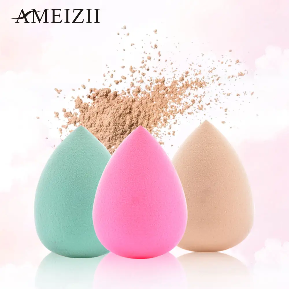 AMEIZII-Herramientas de maquillaje para el cuidado Personal, esponja cosmética de 13 colores, etiqueta privada personalizada