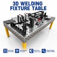 Nouvelle table de soudage 3D de précision en acier Q355 nitruré, poste de travail modulaire avec accessoires de serrage D28, sans électricité