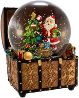 Breloque en résine pour noël, cadeau de noël, noël, renne, musique, globes de neige, fournitures de décoration, 2022
