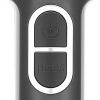 Mixeur Plongeant DC400 Watt avec Boîtier en Acier Inoxydable, Commande par Bouton Poussoir, 2 Vitesses, 4 Lames pour Usage Domestique et Hôtelier