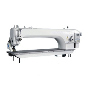 China Heavy Duty Industrial Triple Needle Gear Lockstitch Leather Jack Sewing Machine Motor High-Speed - Product Image 1