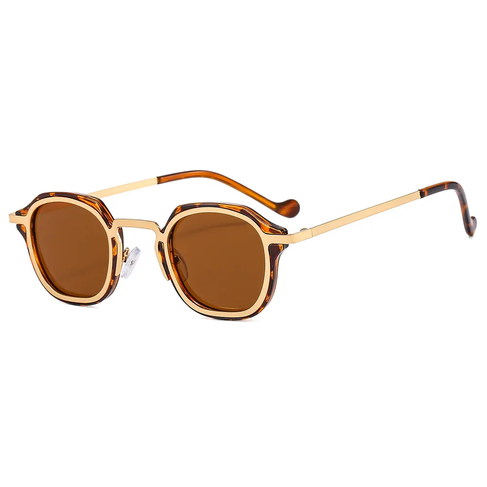 2023 Moda Sun Glasses Designer Óculos Marcas Famosas Logotipo Personalizado Uv400 Viseira Óculos De Sol Metal Frame Óculos De Sol