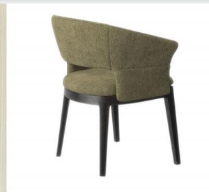 Silla de Comedor Italiana Contemporánea Minimalista 2026, Madera Sólida con Acabado en PU, para Hogar, Hotel, Salón, Oficina, Manicura, Venta - Product Image 3