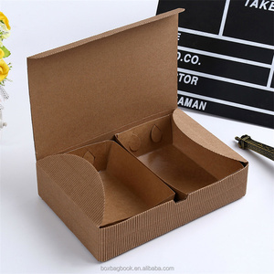 กล่องบรรจุภัณฑ์ช็อคโกแลตพร้อมแทรกกระดาษอาหารสีขาวเกรดอาหารจานร้อนกระดาษไอศครีมกระดาษขนมถาดขนม - Product Image 4