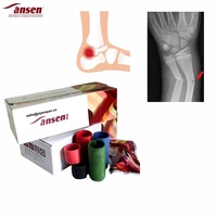 Bande de maintien flexible en polymère imperméable haute résistance pour la récupération des fractures osseuses