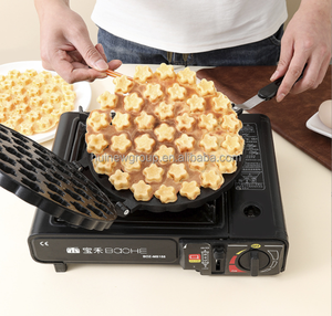 <span class=keywords><strong>Moule</strong></span> à <span class=keywords><strong>mini</strong></span>-gâteaux antiadhésif en aluminium en forme de fleur de prunier, plaque de cuisson en forme de fleur, compatible four, <span class=keywords><strong>pour</strong></span> œufs et hamburgers - Product Image 2