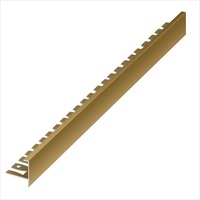 Profilé en F flexible en aluminium pour revêtement de sol en bois courbé, moulure de bord renforcée, transition mur-sol