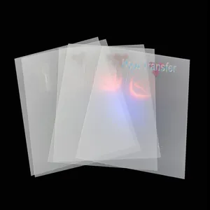 Cartes en Polycarbonate de PC en plastique holographique de marque avec autocollant d'étiquette thermique d'hologramme d'estampage lenticulaire Cli et Mli