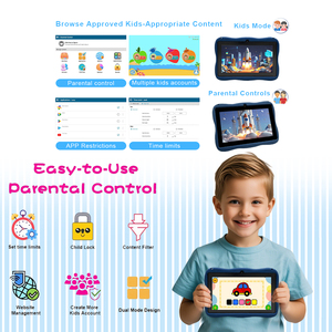 <span class=keywords><strong>7</strong></span> inch con <span class=keywords><strong>Tablet</strong></span> PC với 2GB RAM 32GB Rom <span class=keywords><strong>Android</strong></span> 12Quad Core mới giáo dục học tập trò chơi điện dung màn hình cho trẻ em - Product Image 2