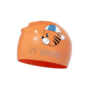 Gorro <span class=keywords><strong>de</strong></span> Natación <span class=keywords><strong>de</strong></span> Silicona para Niños, Diseño <span class=keywords><strong>de</strong></span> Dibujos Animados, Unisex, Impermeable, Cómodo, No Aprieta, Bonito, <span class=keywords><strong>de</strong></span> Alta Elasticidad, para Estudiantes - Product Image 6