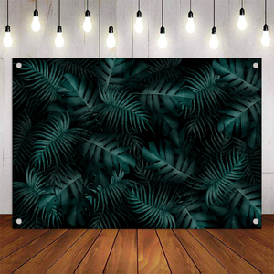 Vert <span class=keywords><strong>Tropical</strong></span> Vert Feuilles Photo Fond Pour Mariage Mariée Douche Partie Décor Jungle Safari Plantes Photographie Toile de Fond - Product Image 3