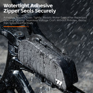 WEST BIKING <b>Large</b> Capacity 3D Stable Bicycle TPU Top Tube Bag Waterproof 3mm Cushion Shock Absorption Bike Front <b>Frame</b> Bag - Product Image 2