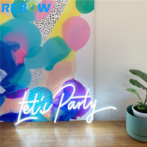 Custom LED Logo Neon <b>Light</b> IP67 Warranty Service Acrylic Electronic Sign for Home Party Festival Wedding Decorations - Product Image 6