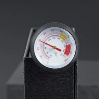 Thermomètre en acier inoxydable 304, thermomètre à sonde à clipser pour cafetière à filtre et tasse à latte art au lait