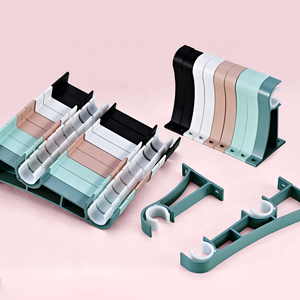 Moderna Asta per <span class=keywords><strong>Tende</strong></span> a U Singola <span class=keywords><strong>in</strong></span> Lega di Alluminio con Supporto <span class=keywords><strong>in</strong></span> <span class=keywords><strong>Legno</strong></span> per Accessori Finestre Casa o Matrimonio - Product Image 6