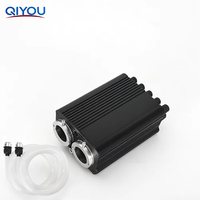 Kit d'éclairage LED à fibres optiques scintillantes 32W à double tête, effet météore, DC12V, 3m, fibre 0,75mm, IP54, alliage d'aluminium léger, télécommande et application