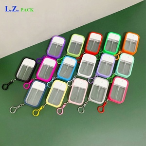 Bouteille <span class=keywords><strong>de</strong></span> désinfectant pour les mains, rechargeable, 38/45/50ml, PETG, 1 pièce, flacon <span class=keywords><strong>de</strong></span> pulvérisation <span class=keywords><strong>de</strong></span> parfum, avec porte-clés, carte <span class=keywords><strong>de</strong></span> crédit, 100 pièces, en Stock - Product Image 5