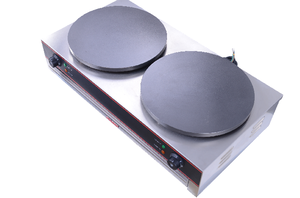 Crêpière à <span class=keywords><strong>gaz</strong></span> <span class=keywords><strong>ou</strong></span> électrique à bon prix, professionnelle et personnalisée, à usage commercial, machine à crêpes avec double plaque - Product Image 3