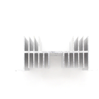 Radiateur de dissipation thermique en aluminium pour relais à semi-conducteurs monophasé SSR, adapté aux relais 40A, 60A, 80A, 100A