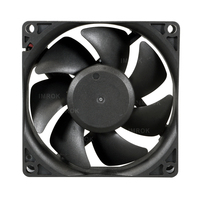 Ventilateur axial sans balais DC 80mm 80x80x25 mm 12V 24V 48V 3 broches 4 broches FG PWM à grand débit d'air, ventilateur de refroidissement à flux axial 8025