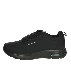 Classico nero basso Sneakers SPM426R06 tomaia in pelle di mucca con soletta in vera pelle morbida e confortevole - Product Image 1