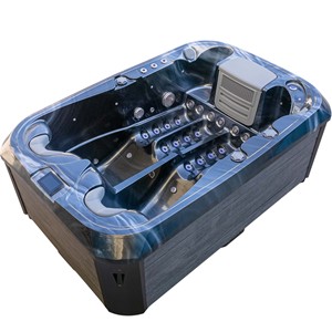 Bain à remous de luxe pour l'extérieur, fabriqué en Chine, avec jets de massage, spa de ski, jacuzzi, mini baignoire pour 2 personnes avec lumière, JW-2226 - Product Image 4