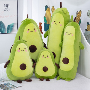 Peluche avocat best-seller, adorable jouet fruit vert, coussin de sommeil unisexe, rembourrage en coton PP, pour 8-13 ans, vente en gros - Product Image 1