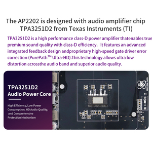 บอร์ดขยายกำลังสัญญาณดิจิตอล Hi-Fi เกรด XY-AP2202 TPA3251 AP2202 350W สะพาน220WX2สเตอริโอพลังงานสูง - Product Image 3