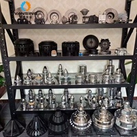 Mandrin hydraulique pour machine à papier ondulé, tête de mandrin dentée avec base à bride, 25 kg, origine Chine