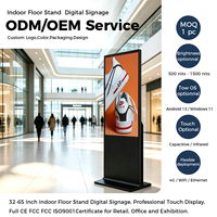 Écran tactile interactif numérique 32 pouces pour affichage publicitaire, compatible Android et Windows, idéal pour les expositions, les centres commerciaux, les magasins, ODM, OEM