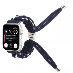 Venta caliente de moda de nylon tejido de camuflaje cuerda aventura al aire libre multifunción correa de reloj para <span class=keywords><strong>Apple</strong></span> <span class=keywords><strong>Watch</strong></span> Band - Product Image 3