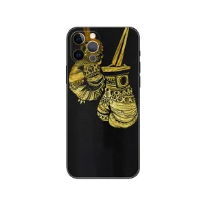 Custom Muay Thai Fight Boxing Silicone Cover For iPhone 11/12/13/14/15 Pro Max UV Printing Mobile Cell Phone Sublimation Case