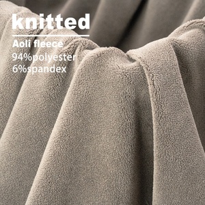 Áo khoác giữ ấm Giáng sinh bán buôn cho bé gái & bé trai, chất liệu vải dệt kim nhuộm màu 100% polyester, chất liệu lông cừu nhân tạo dùng may mặc - Product Image 1