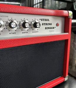 Testata Professionale per <span class=keywords><strong>Chitarra</strong></span> Valvolare 100W Dumble TONE SSS100 Steel String Singer Amplificatore a Valvole in Rosso - Product Image 1