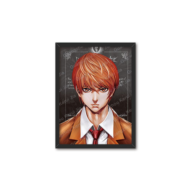 Wholesale Custom 3d Lenticular Japanese Manga Holographic Anime Poster Death Note 3d Motion Flip Poster Anime Picture for Decor