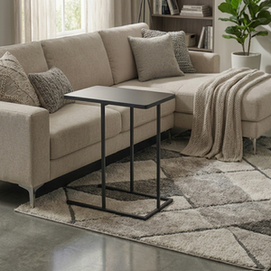 C Shaped Side <b>Table</b> <b>Sofa</b> Side <b>Table</b> Couch Laptop <b>Table</b> C <b>Table</b> For Couch Metal <b>End</b> <b>Table</b> Coffee Side <b>Table</b> Small Accent <b>Table</b> C - Product Image 1