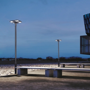 Lampes solaires de jardin LED étanches avec panneaux pour extérieur - Product Image 2