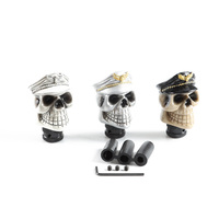 JDM RACING Résine Pirate Crâne Pommeau poignée de voiture décoration