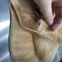 Extensions de cheveux naturels Remy double drawn XO Hole Weft pour femmes, prix de gros populaire