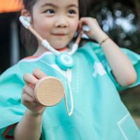 Nouveaux kits médicaux de jeu de rôle jouets en bois jeu drôle enfants bleu docteur jouets