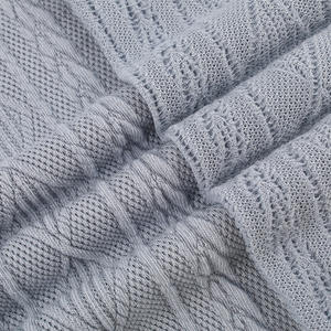 Tela de Jersey Jacquard de Poliéster de Color Sólido Personalizada, Tejida con Orificios para Vestidos de Mujer - Product Image 6