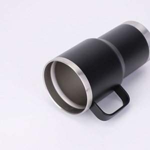20oz tumbler stainless steel beer <b>mug</b> <b>double</b> <b>wall</b> bpa-free stainless steel cups leak-proof seal with lid reusable beer <b>mug</b> - Product Image 5