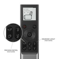 Télécommande personnalisée OEM/ODM 5013 |   Boîtier en aluminium ultra-fin de 168 mm |   Écran d'apprentissage professionnel à encre électronique |   Portée de 20 m