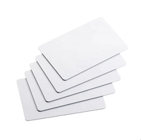 Carte-clé d'hôtel en PVC blanche imprimable, étanche, RFID, fréquence 13,56 MHz, technologie classique 1K 14443A, résistante aux intempéries