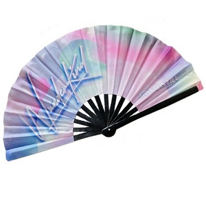 พัดไม้ไผ่แบบพกพาพิมพ์โลโก้ตามสั่งใหม่ของขวัญคริสต์มาส - Product Image 3