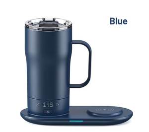 18Oz donuk siyah akıllı kendinden ısıtma kahve kupa App kontrollü isıtıcı ile hızlı kablosuz şarj hızlı kendinden ısıtma kahve kupa - Product Image 2