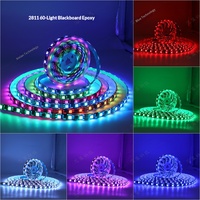 Bande lumineuse LED RGB 12V WS2815, carte nue, IP20, haute luminosité, pour décoration de chambre, de salle de jeu et de fête