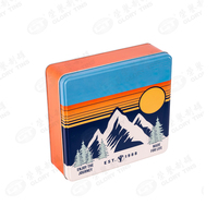 Boîte en étain de qualité alimentaire personnalisée, boîte d'emballage rectangulaire, boîte cadeau, boîte d'emballage pour biscuits, boîte à bonbons, boîte cosmétique