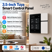 Panneau d'automatisation domotique intelligent, commutateur de scène intelligent, panneau de commande tactile pour maison connectée, relais Tuya 3 gangs, passerelle IR Mesh