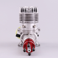Moteur à essence monocylindre RCGF 35cc à refroidissement par air avec échappement arrière pour avion RC, en métal, pour véhicules RC à deux temps